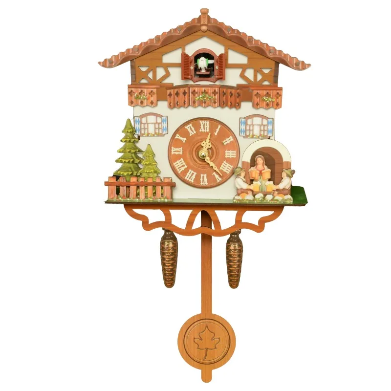 

Wall clock, clock, cuckoo clock popping up on the hour