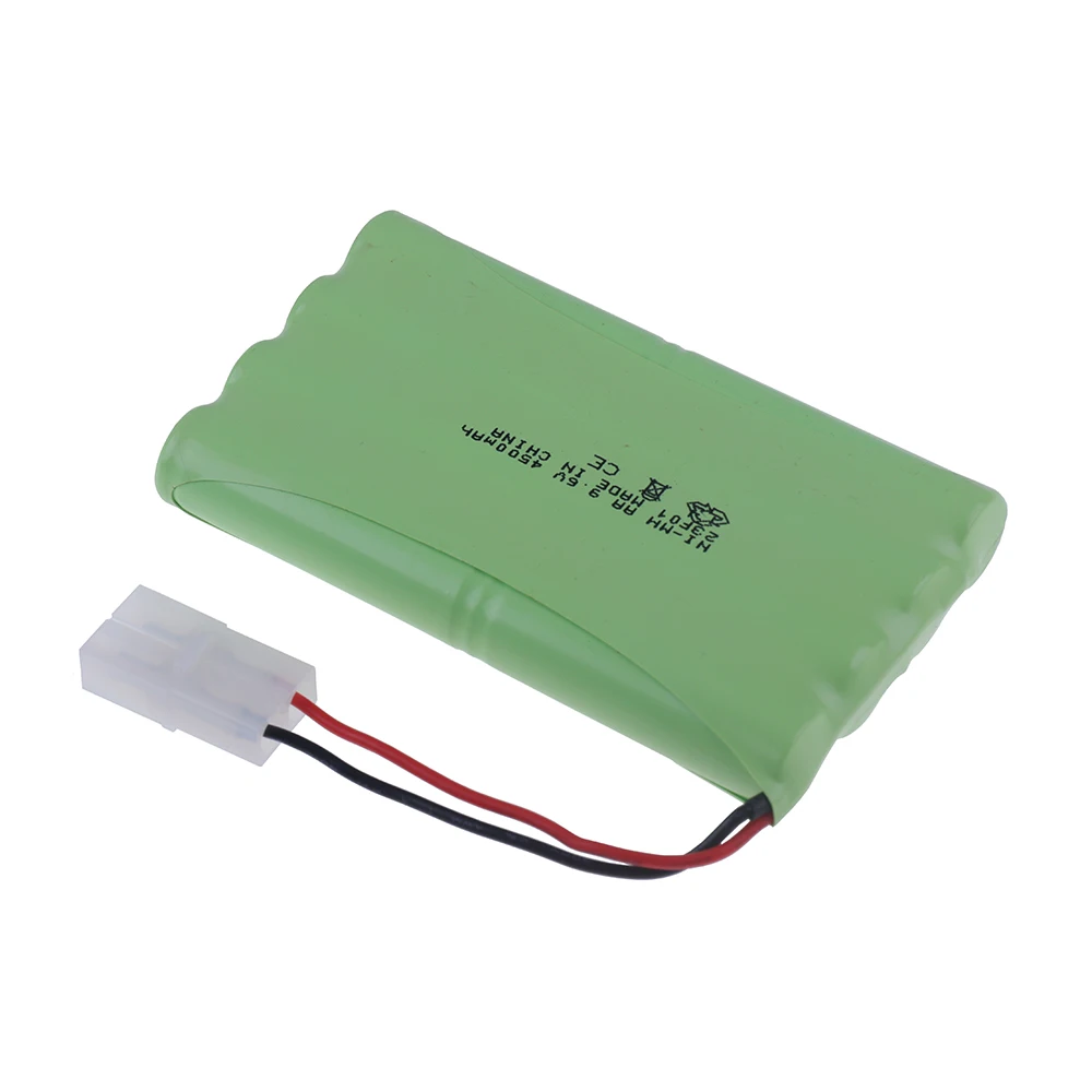 9.6v 4500mah Rechargeable Battery + 9.6v Charger For Rc toys Car Tank Robots Gun RC Boat AA Ni-MH 9.6v 2400mah NiMH Battery Pack