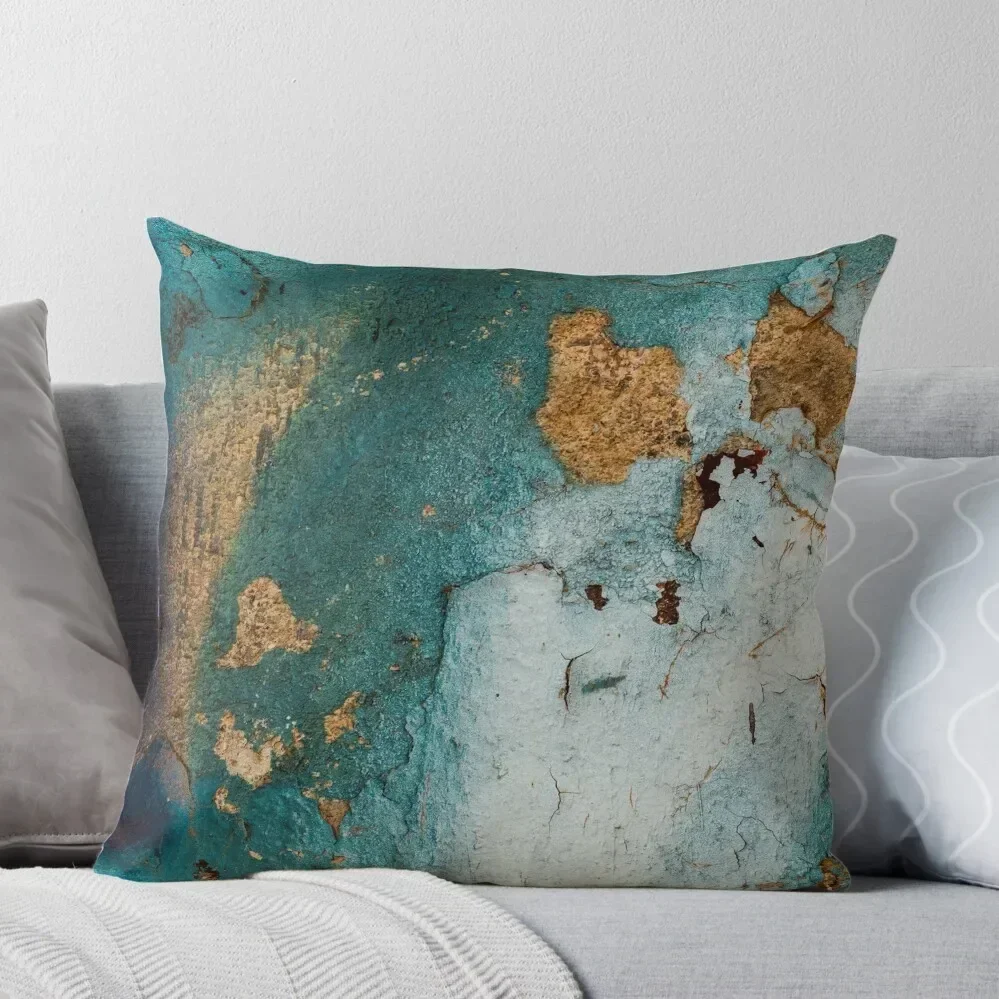 Teal abstract texture Throw Pillow Throw Pillow Sofa Cover pillow