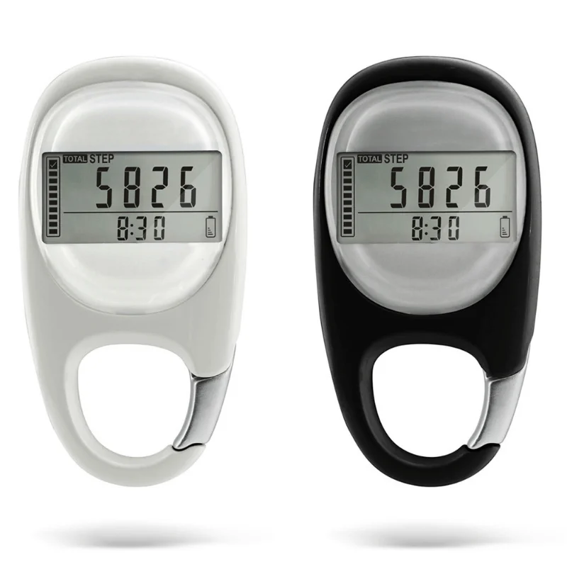 Walking Distance Fitness Calorie Exercise Pedometer Step Counting Portable Digital Silent Induction Multi-function 3D Accurate