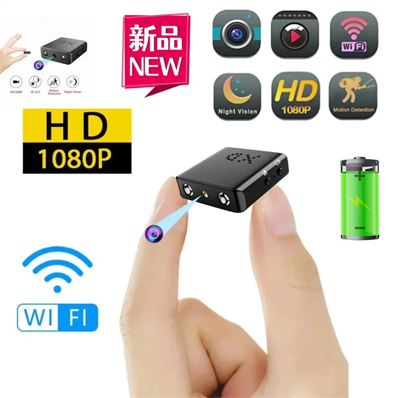 XD Mini Camera Full HD 1080P Home Security Camcorder Night Vision Micro Cam Motion Detection Video Voice Surveillance Recorder