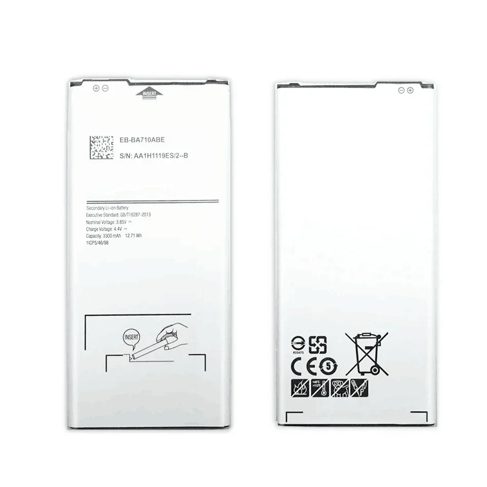 3300mAh Lithium Polymer Battery EB-BA710ABE For Samsung GALAXY A7 2016 Edition A710 SM A710F A7100 A7109 EBBA710ABE Batteria