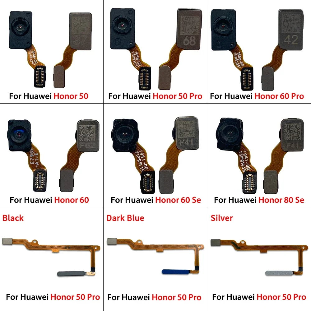 Home Button Fingerprint Scanner Touch ID Menu Return Sensor Flex Cable For Huawei Honor 50 50 Lite 50 Pro 50 Se 60 60 Pro 80 Se