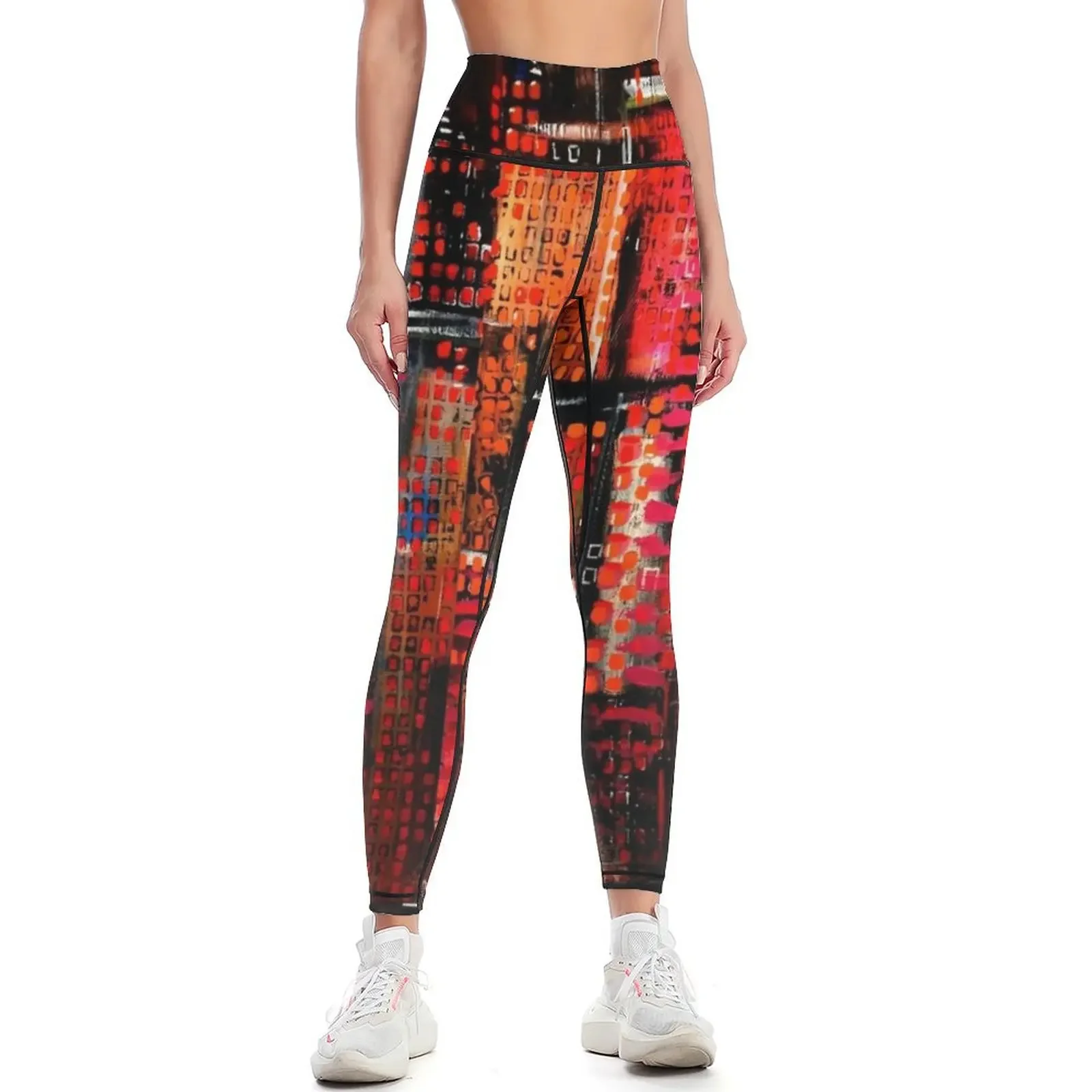 

Bright Lights Leggings Tight fitting woman Sportswear woman gym Women's tights Women's fitness Womens Leggings