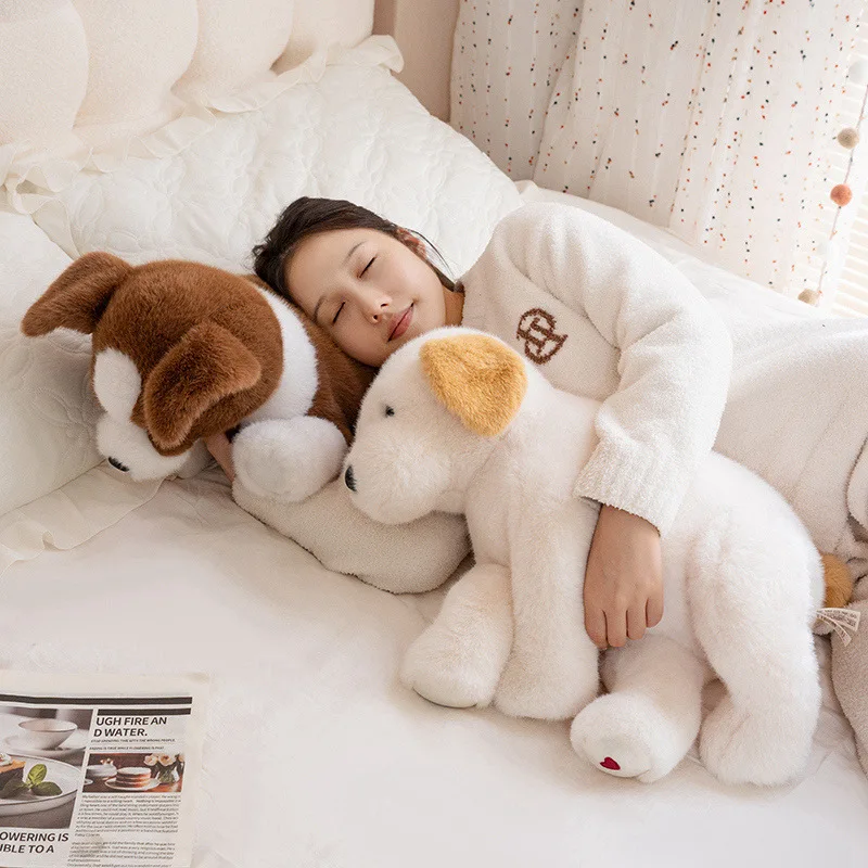 

30/40/55 см милая собака плюшевая игрушка мягкая кавайная подушка для сидения золотой щенок куклы игрушки для рождественского подарка