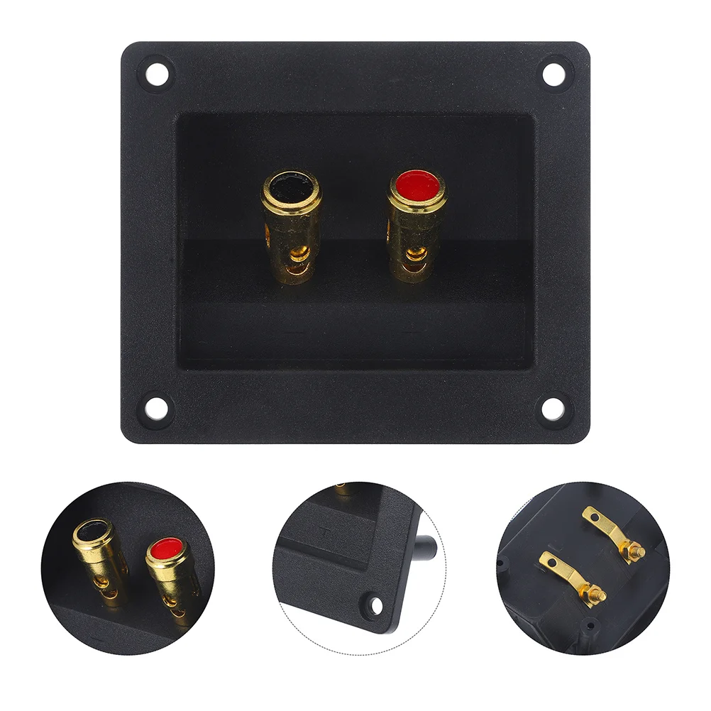 

2Pcs Speaker Box Terminal Cup DIY Speaker Terminal Plates Spring Clamp Binding Post for Car Subwoofer Home Audio
