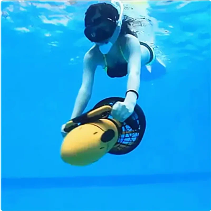 Underwater Scooter 300W Dual Speed Water Pool Propeller Electric Underwater Bike for Ocean Pool Waterproof Sport Equipment