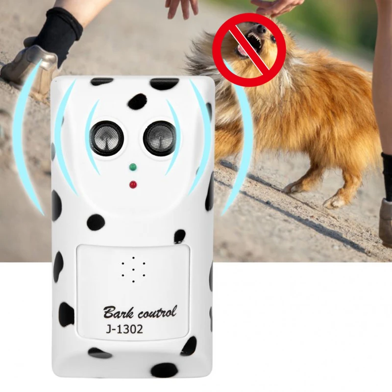 Dog Ultrasonic Anti Barking Device Bark Stop Trainer For Dogs Repeller Training Equipment No Bark Silencer Control Pet Supplies