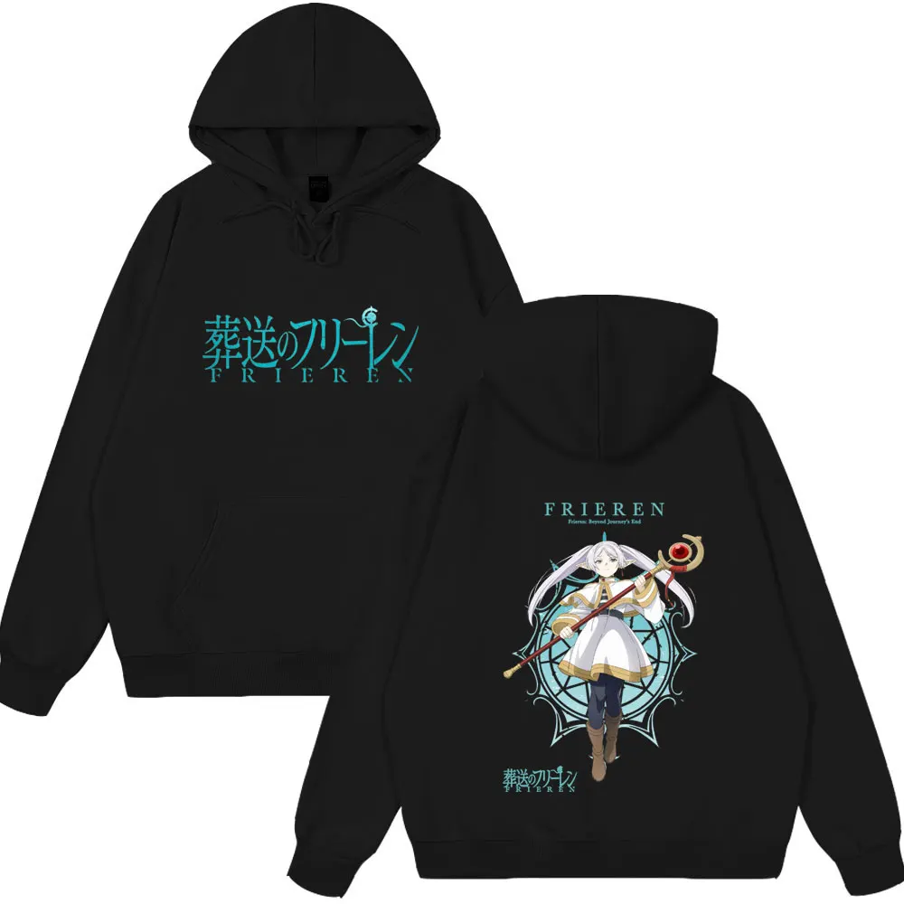 Vintage Wear Anime Frieren: Beyond Journey's End Frieren Grafik-Tops für Männer und Frauen, modische Langarm-Shirts, lässige Streetwear, lustige Oberteile – Detail 7