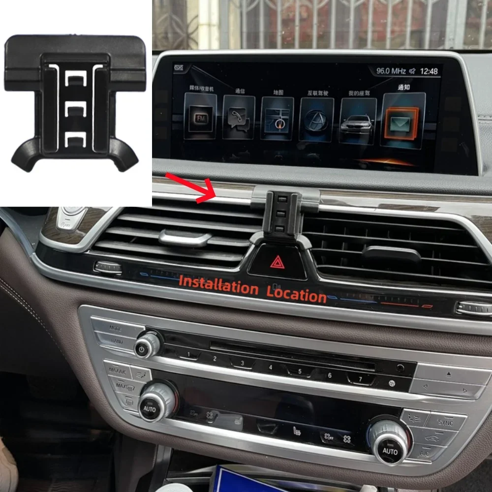 For BMW 7 Series G11 2016-2021 Car Phone Holder Strong Special Fixed Bracket Base 15W Wireless Charging Cars Accessories