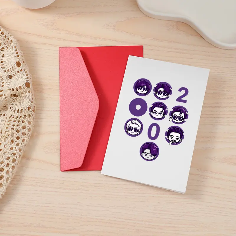 

Party Gathering Card Arirang 2.0 World Tour 2026 Greeting Print Blank Card Thank You Gifts Kpop Fan Gift Fashion Greeting Cards