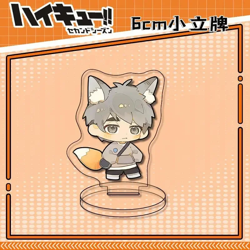 أنيمي haikyuu!!! علامة قائمة أكريليك تنكرية ، بطاقة صغيرة لطيفة ، إبداع ، حرم جامعي ، طالب ، ديكورات ، عيد ميلاد ، هدية عيد الميلاد