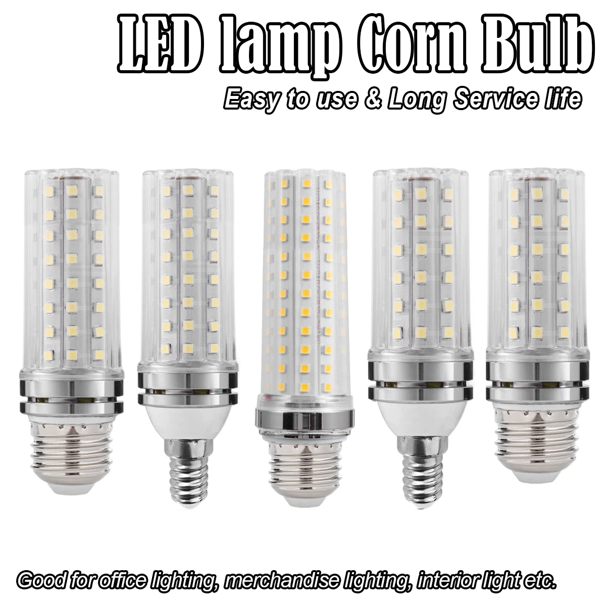 

E14 E27 12w 16w 20w 24w 40w Led Corn Lamp Decoration High Brightnes Bulbs 220v Room Lights Bulb Lighting Smd2835 chip Home