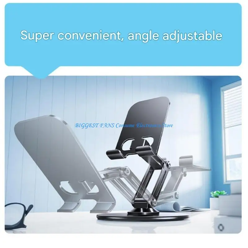 360 Degree Rotating Adjustable Smartphone Stand Holder Portable Foldable Design