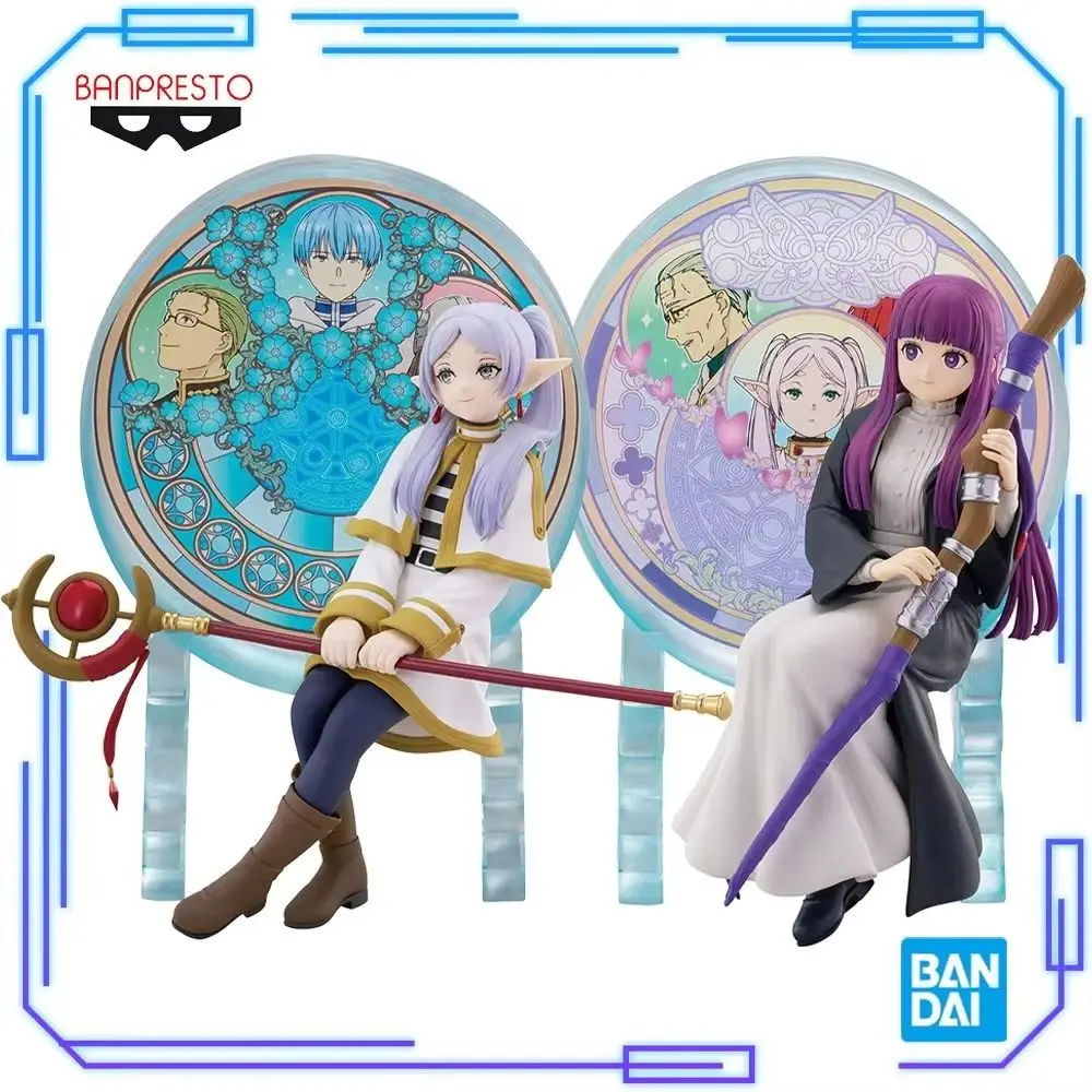 

В наличии Bandai, оригинальный Banpresto Frieren: Beyond Journey's End, стеклянный пейзаж Frieren Fern, 15 см, коллекционная модель, игрушечная фигурка