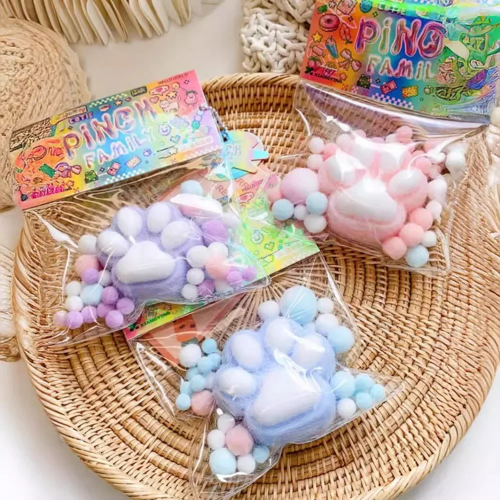 Grands jouets à presser Kawaii pour adultes et enfants, pattes de chat, gaufre brillante, anti-stress, TDAH, Squishy Mochi, cadeau mentaires oriel, instituts souligné