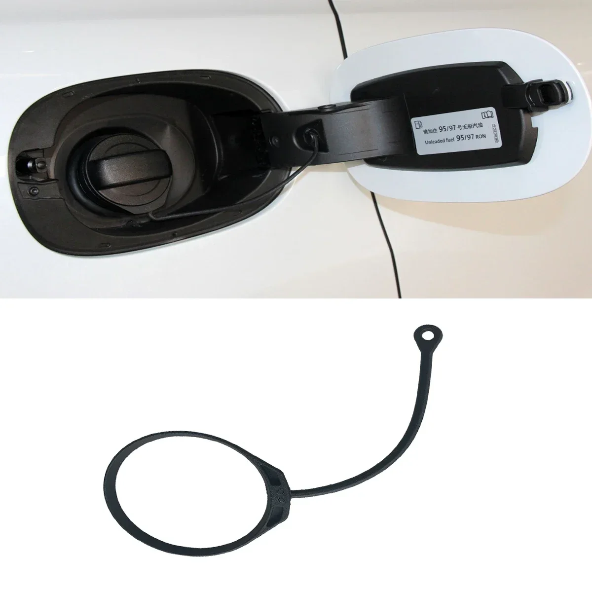 X1 الوقود الديزل خزان النفط غطاء خط غطاء حلقة حبل لشركة فولكس فاجن بولو 4 9N 5 6R GTI Vento Fox Gol Golf MK7 سكودا اوكتافيا فابيا مقعد سريع