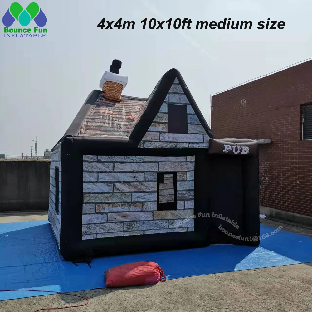 

Free Air Shipping Portable Blow Up Inflatable Irish Pub Durable Bar Tent Cabin Beer House With Factory Price For Outdoor Party