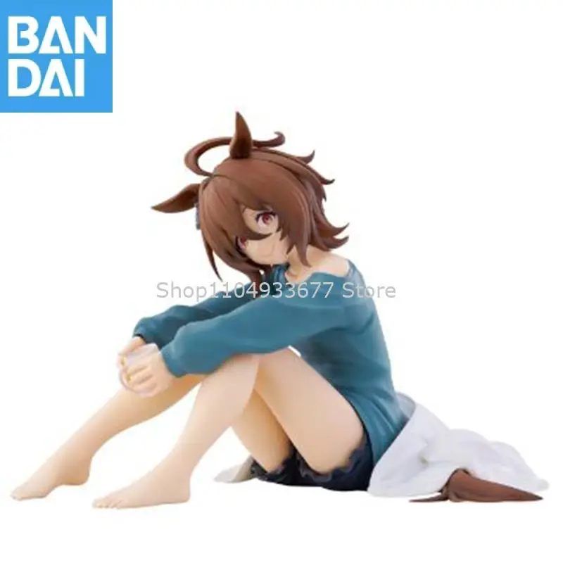 オリジナル本物のバンダイウマ娘: プリティーダービーリラックスタイム映画版アグネスタキオンフィギュアモデルコレクター置物おもちゃギフト