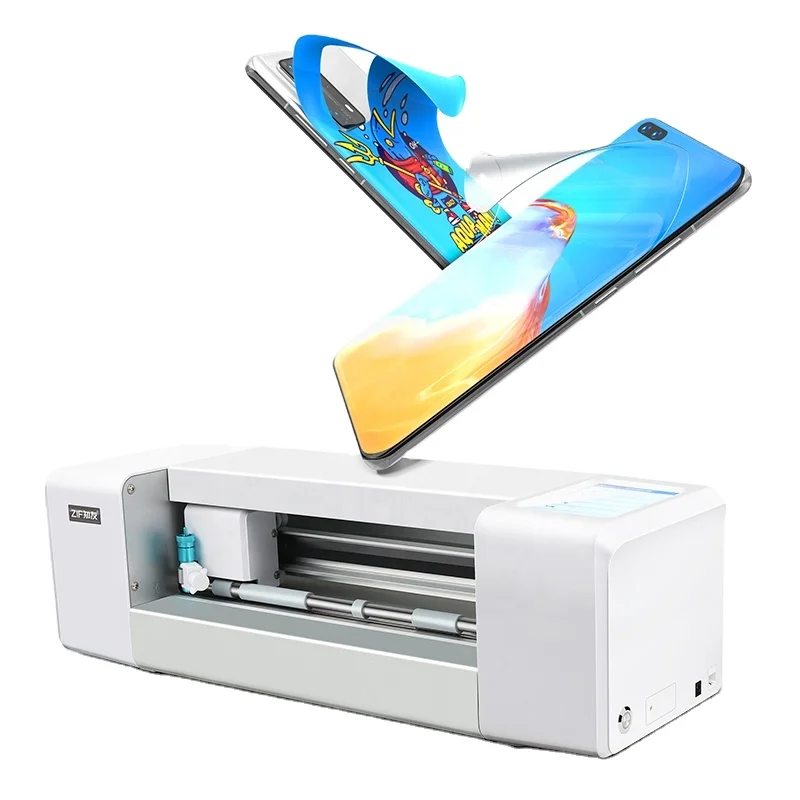 Front & Back Side Curved Full Glue Ceramic Tempered Glass Screen Protector Cutting Machine for  Xperia Xz2 with case