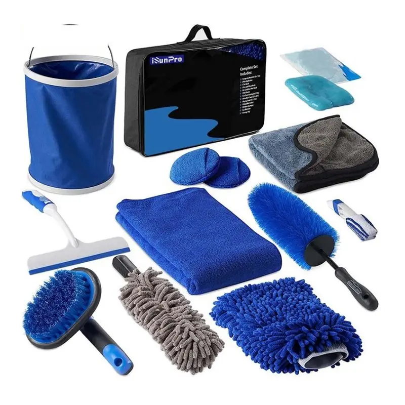 Home Cleaning And Car Washing Tool Set, Car Cleaning Supplies, Winter Cloth Combination Toolbox, Car Washing And Cleaning Set