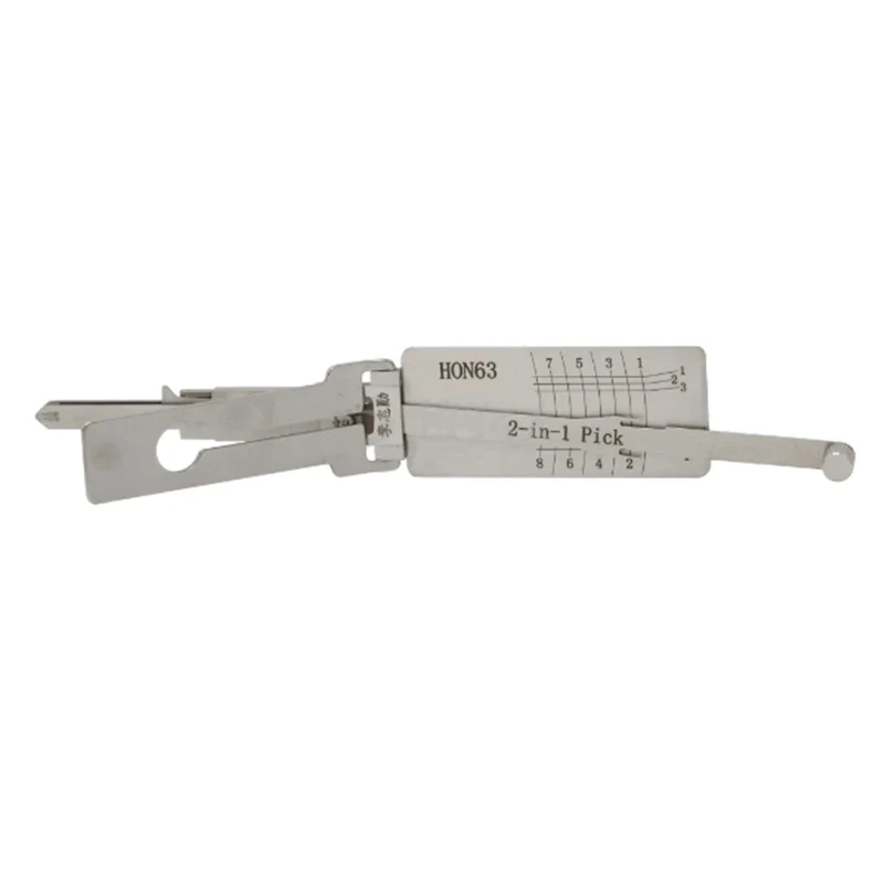 LISHI 2IN1 HON63 لدراجة نارية HON فيات Lishi أداة اختيار الأقفال أداة قراءة الأسنان الدقيقة