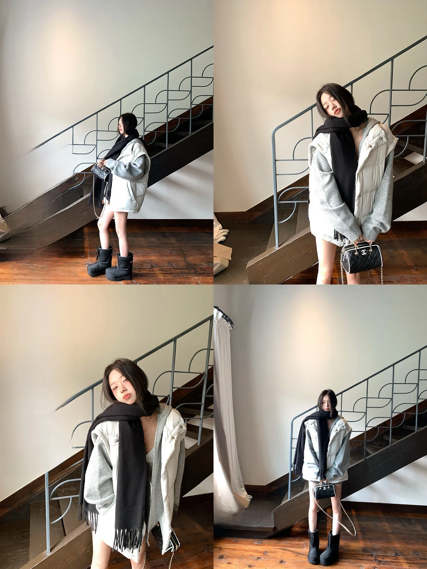 

Женский утепленный пуховый жилет белого цвета с воротником-стойкой, прямого кроя, в корейском стиле, новинка зимы