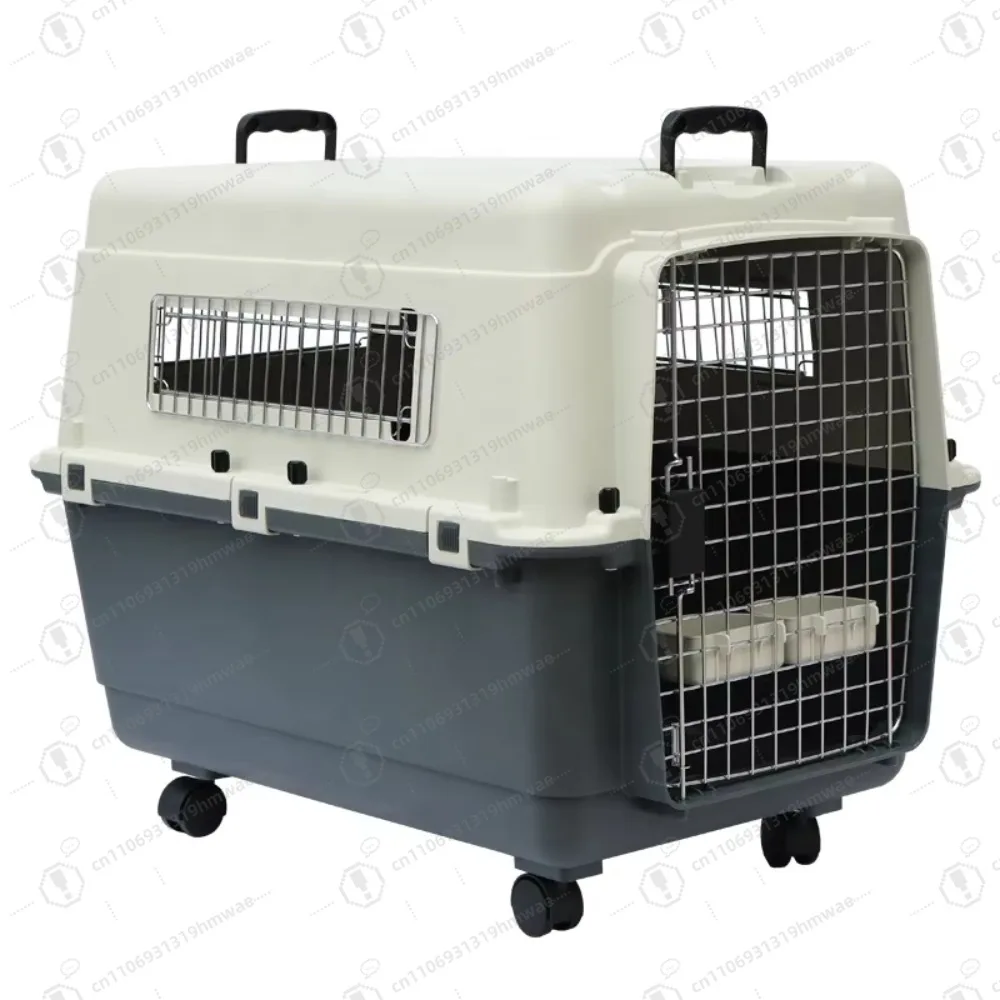 Pet air box cat out portable cage, dog shipping standard check box, cat space box special box