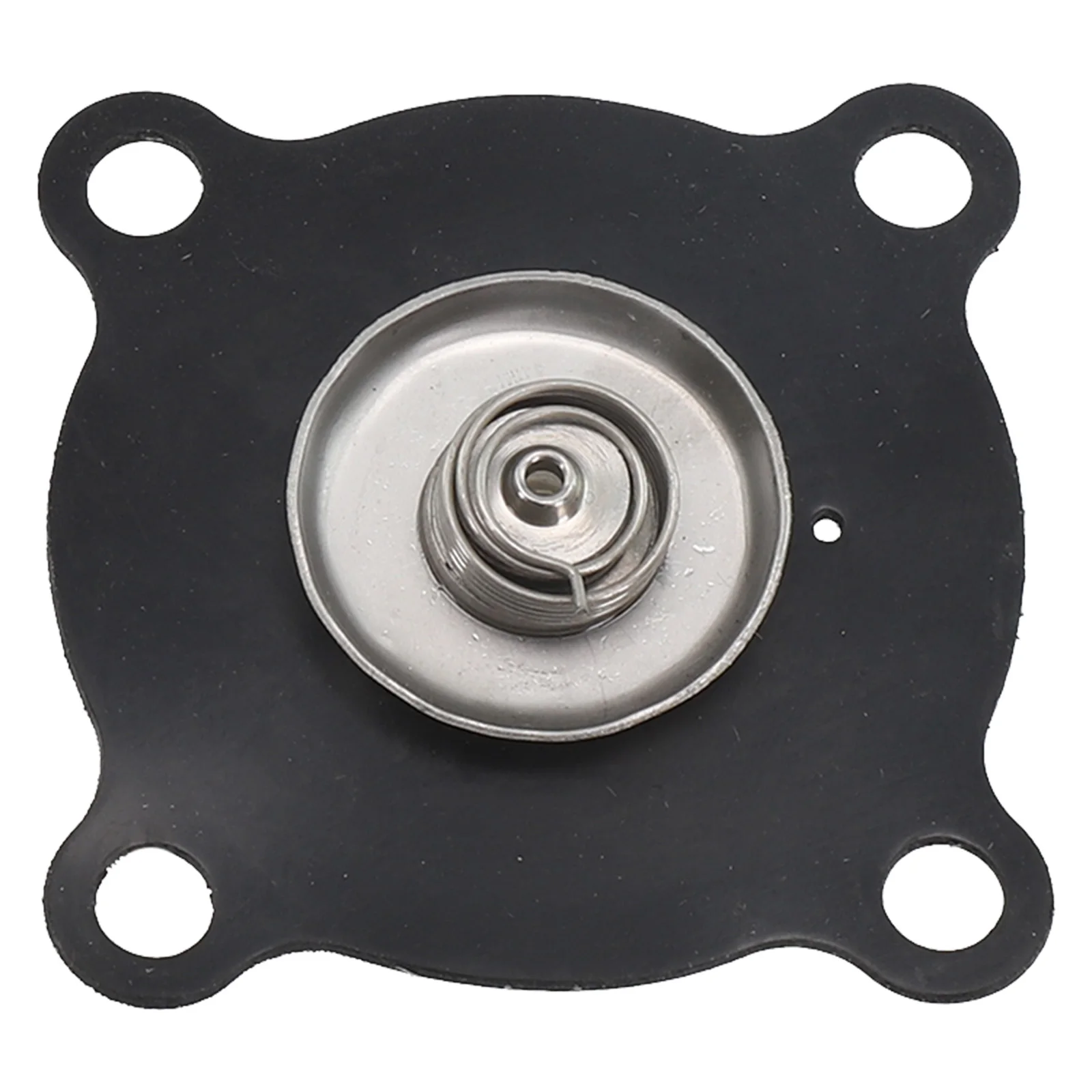 1pc Robust Electromagnetic Valve Diaphragm - Rubber & Nylon, Black, Tight Sealing, 1/2” & 3/4