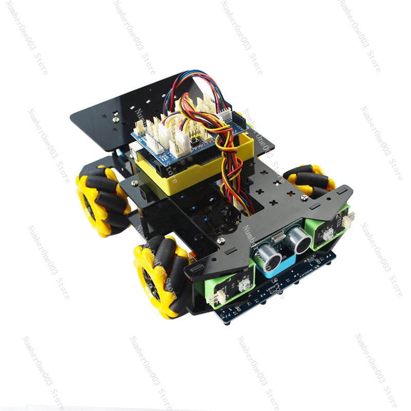 

Suitable for arduino uno development board four-wheel drive camera wireless control omnidirectional wheel smart car