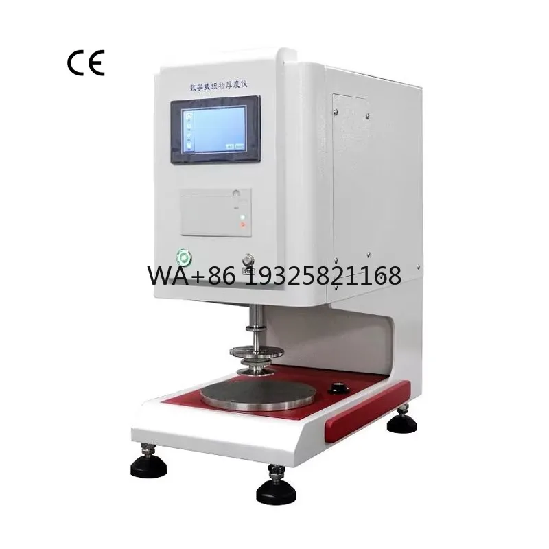 ISO 9073 Digital Fabrics Thickness Tester Clothing Garment Uniform Thickness Measuring Equipment Textiles Thickness Test Machine