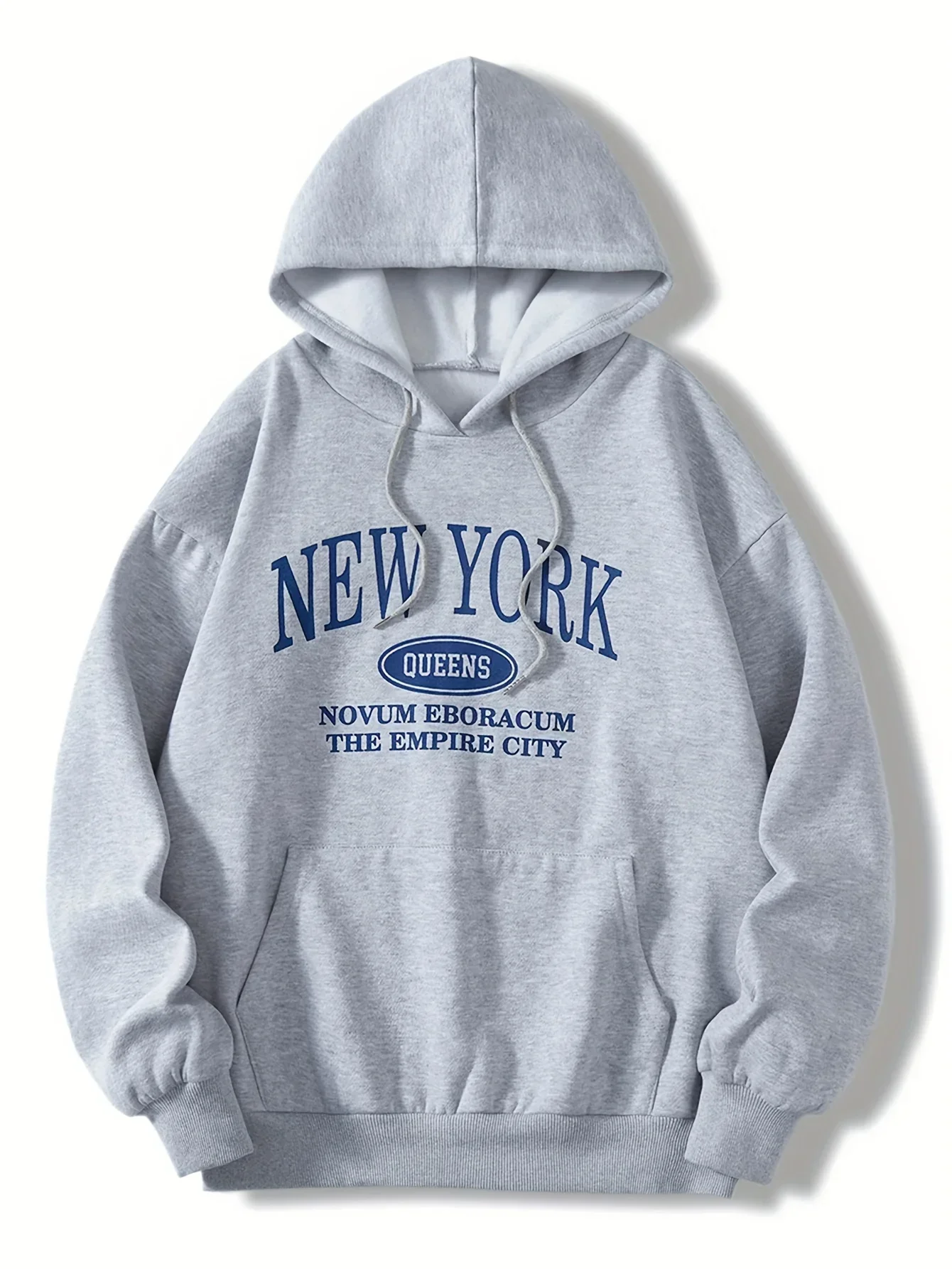 New York Queens Letter Printed Women Hoodies Street Sweatshirts Fashion Soft Pullover Crewneck Oversize Loose Female Top Clothes