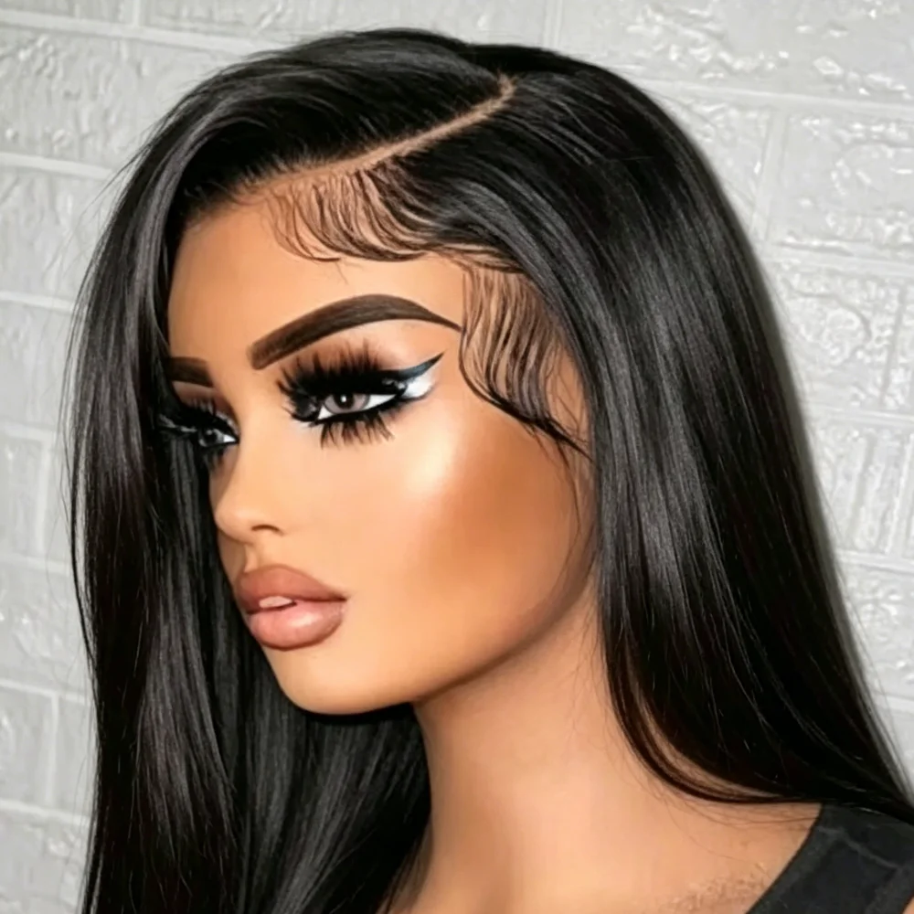 

13x4 13x6 HD Transparent Lace Front Wig 250% Density Straight Human Hair Wigs Pre Plucked Brazilian Hair Wig For Women