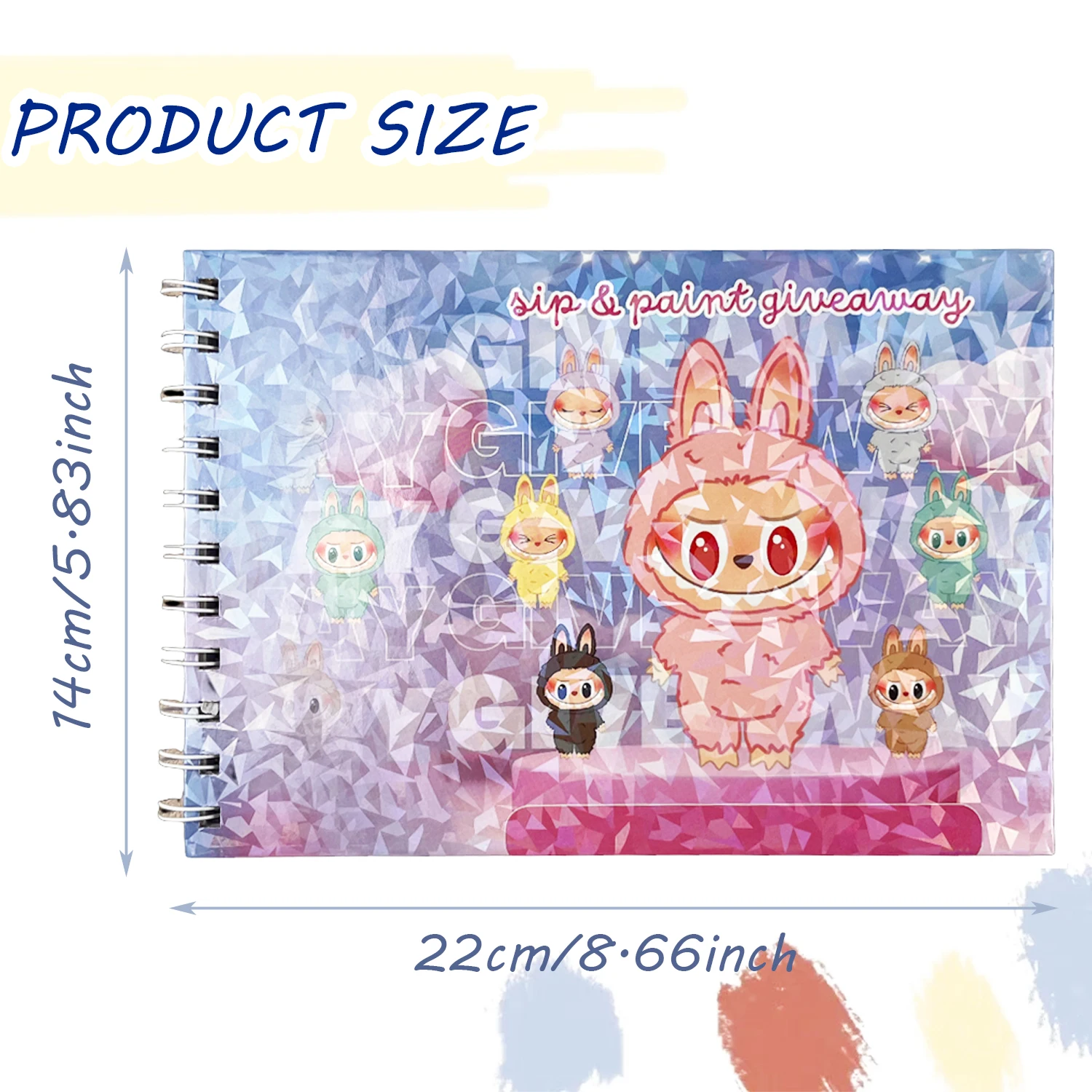 كتاب تلوين - استرخاء وعرض الإبداع، مناسب لعيد الشكر وعيد الفصح وعيد الميلاد وعيد الميلاد