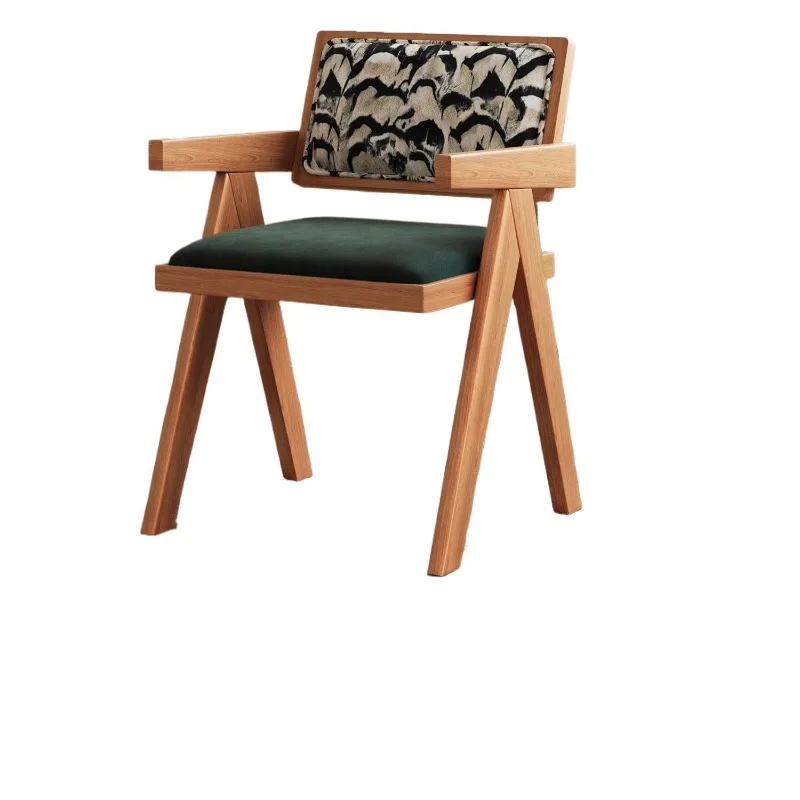 

Vintage French Dining Chair Solid Wood Home