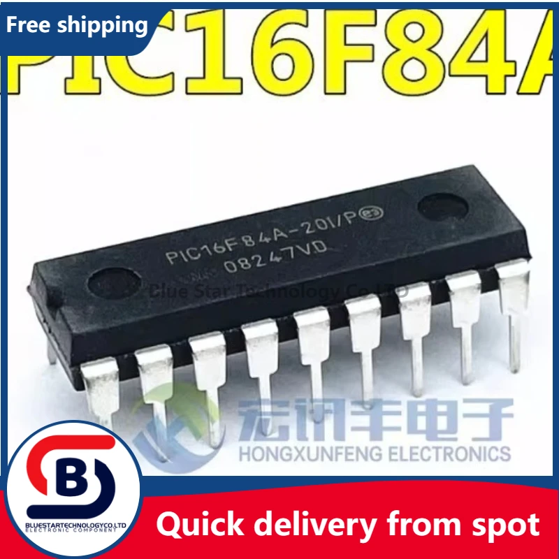 Free shipping 10pcs/lots PIC16F84A-20/P NEW DIP-18 IC In stock!