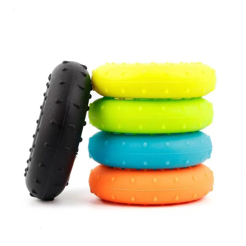 Silica Gel Hand Grip Ring Men Women Gym Fitness Finger Heavy Exerciser Ball Strength Muscle Recovery Gripper Trainer