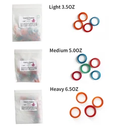 10 Bags 1000Pcs Colorful Orthodontic Elastic Band 1/4 3.5OZ 5OZ 6.5OZ