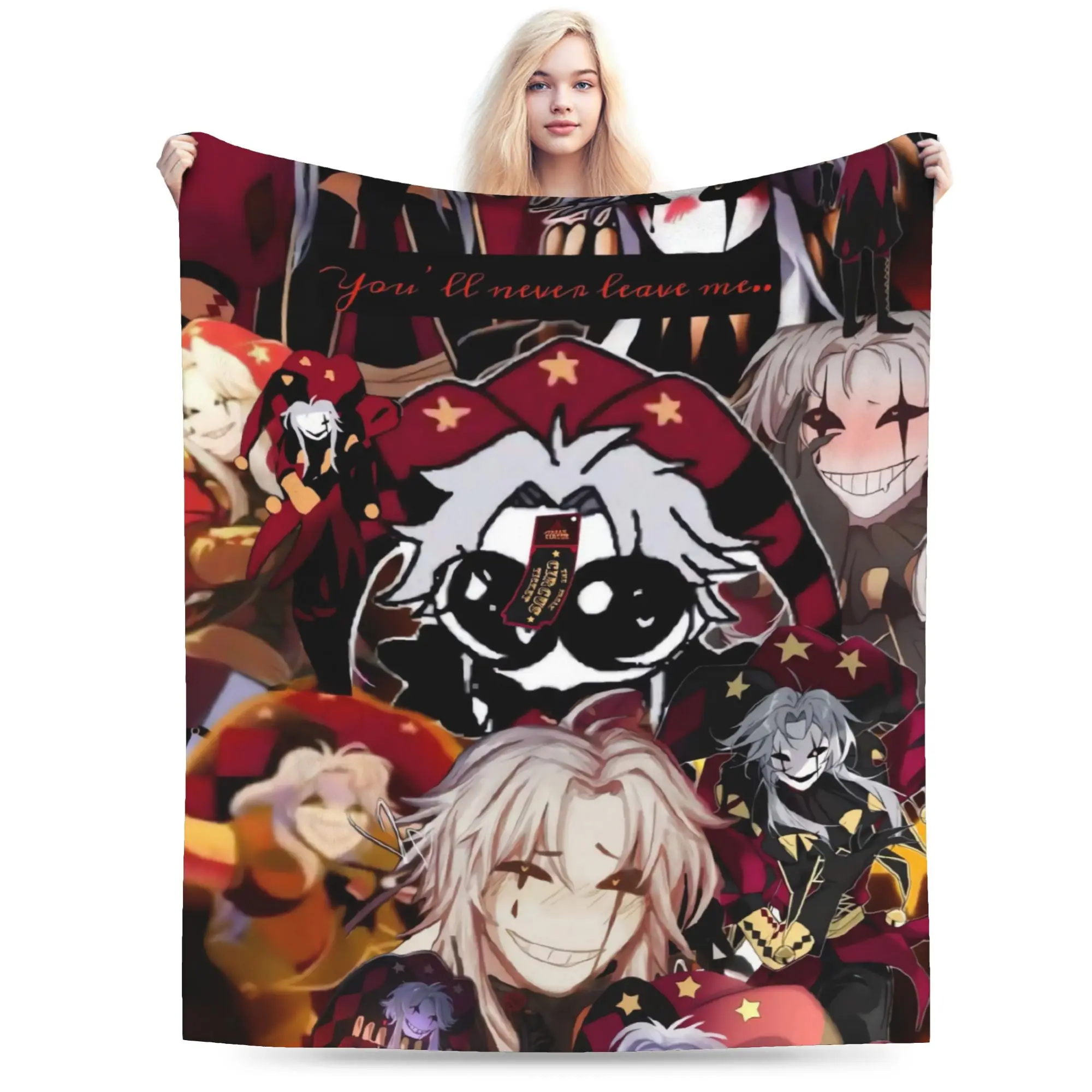 The Freak Circus Plush Blanket Girls Boys  Flannel Bedding Throws For Couch Chair Warm Soft Customized Quality Bedspread Gift