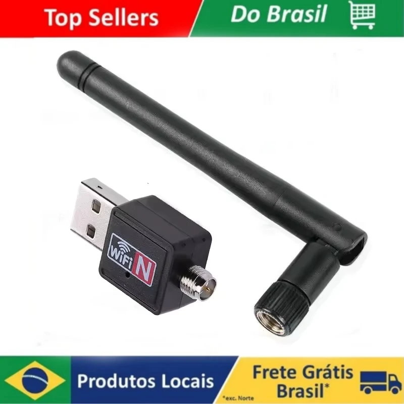 Brazil Wireless USB WiFi Adapter Dual Band 150Mbps Wireless Network Card Antenna Adapter Wifi Receiver Transmitter WiFi Dongle
