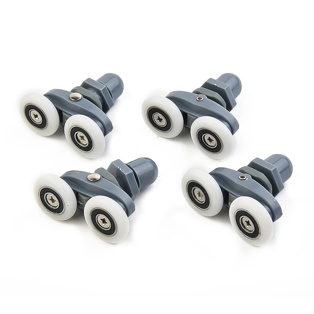 High Qulity House Bathroom Bath Rollers Wheels Shower Wheels Roller Runner 19/23/25/27mm Dia Bathroom Shower Door