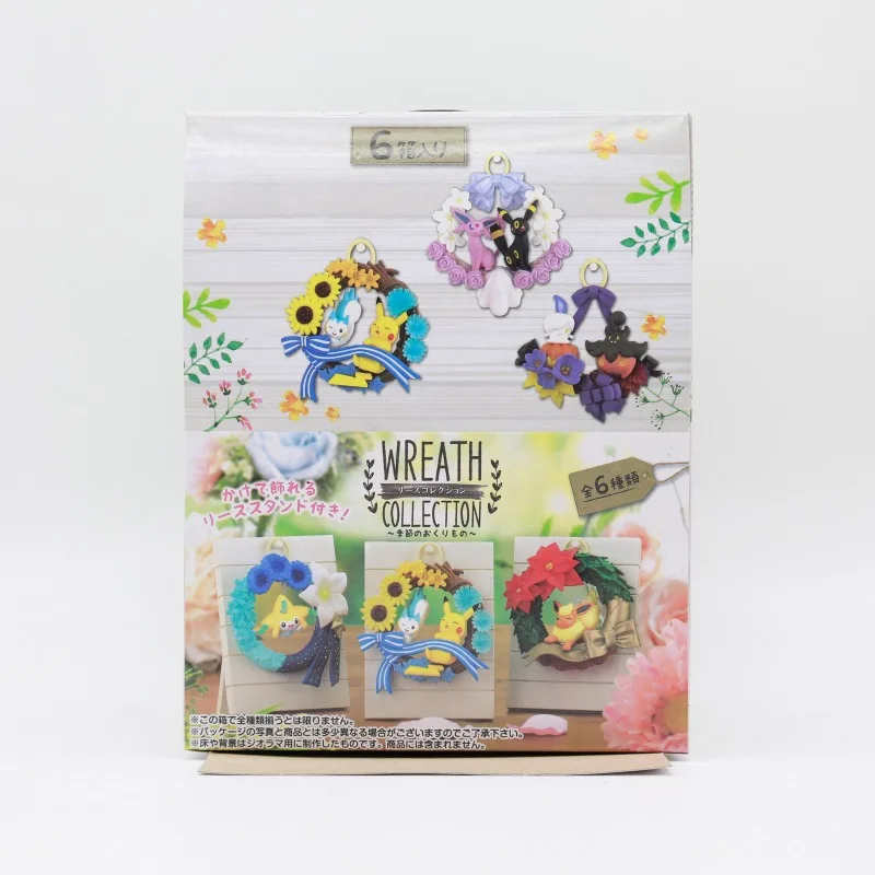 

Pokemon Garland Scene Blind Box Toys Anime Figure Pachirisu Jirachi Litwick Pumpkaboo Mew Doll Toys Collect Ornaments