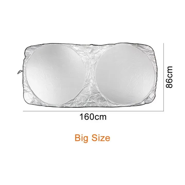 

Car Windshield Sun Shade Foldable Visor UV Protection Sunshade Cover Front Window Parasol Auto Accessory