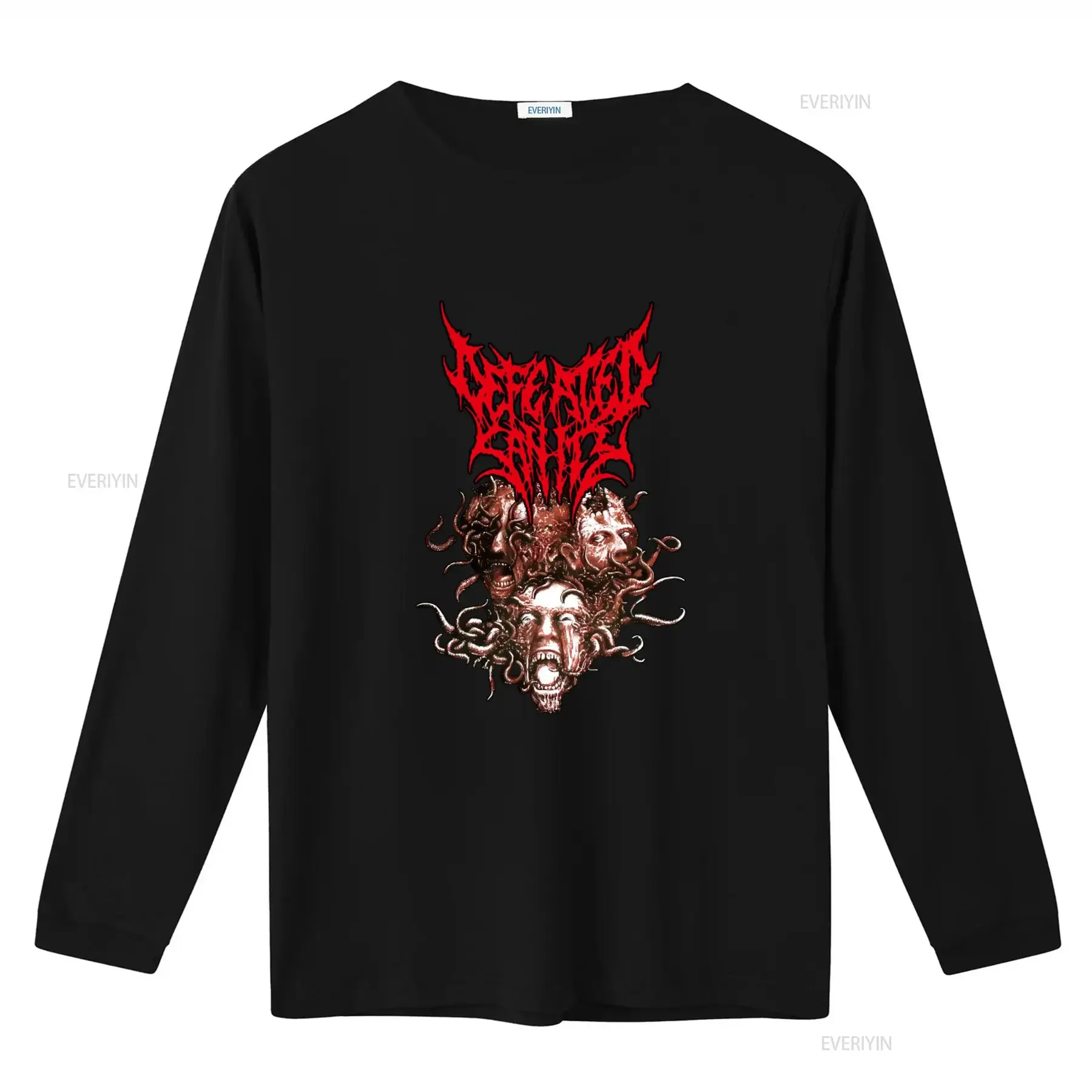 Defeated Sanity T Shirt German Technical Brutal Death Metal Inspired Design vintage Washed Breathable graphic homme Stretched