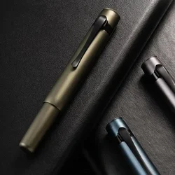 Hongdian M2 Black Forest Fountain Pen Mini Metaverse Sports Pocket Pen Blade Nib School Office Supplies Writing Stationery Gift