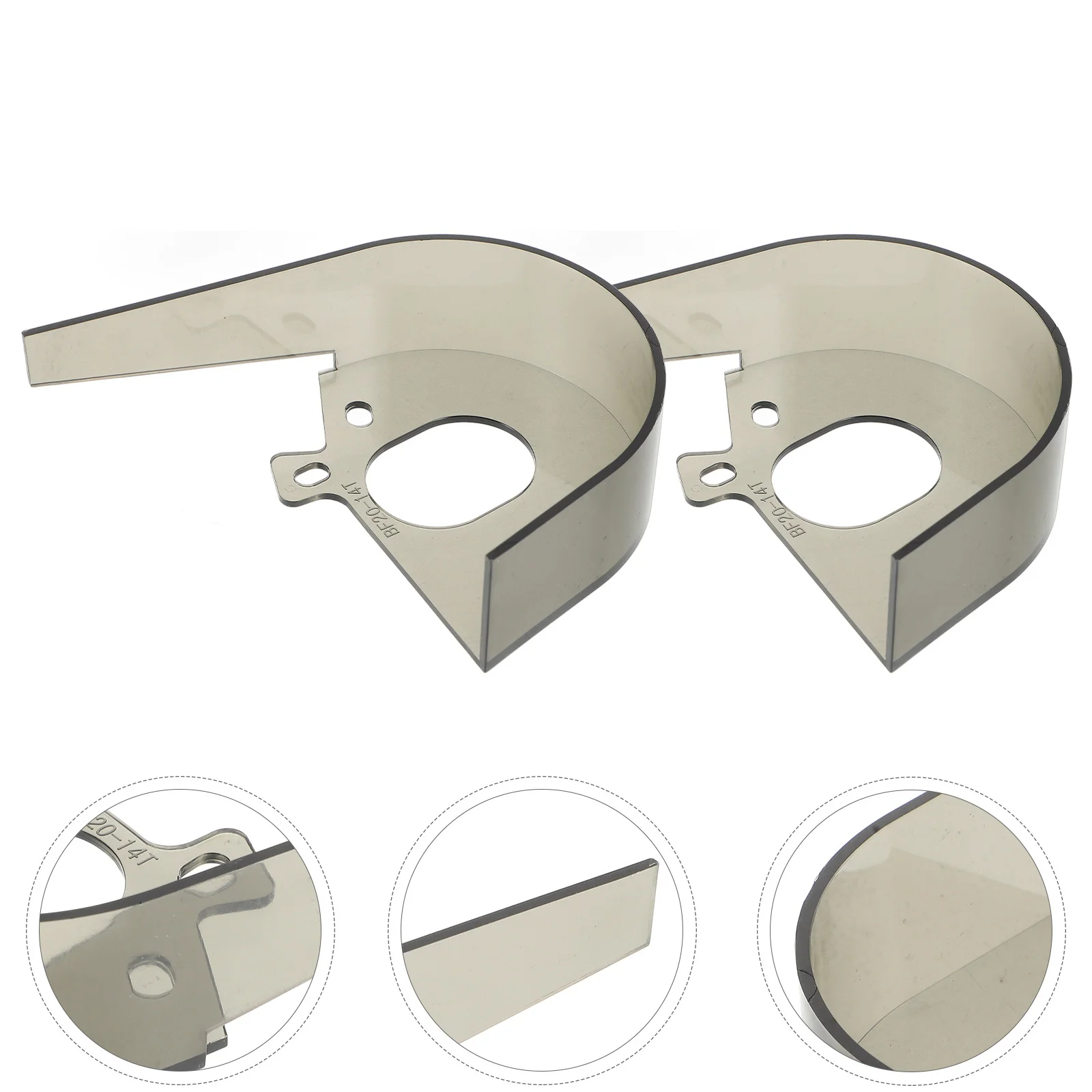 

2Pcs Black Bike Chain Guard Cover Plastic Durable Protector for Mountain Bike Chain Dirt Oil Protection Bicycle Frame Protection