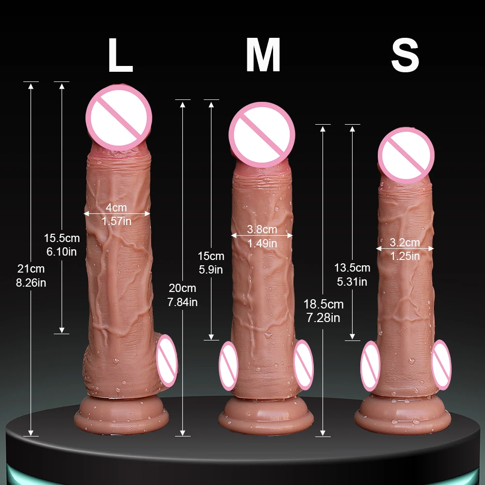 Consolador suave realista para hombre y mujer, juguetes sexys para adultos, estimulador de masaje Anal y vaginal, Consolador de capa de silicona con