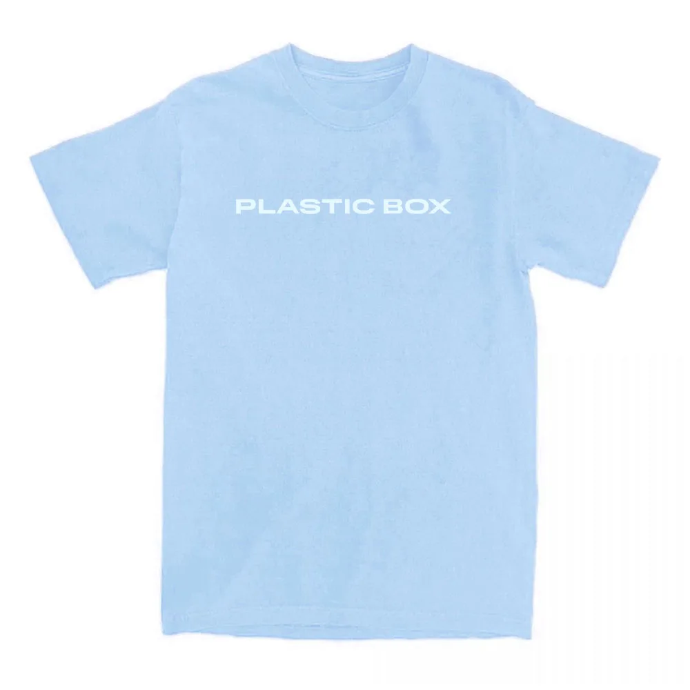 

PLASTIC BOX BLUE TEE Jade THAT'S SHOWBIZ BABY! Tshirts Short Sleeve Cotton Women/Men T-shirt Unisex Streetwear Printing Clothing