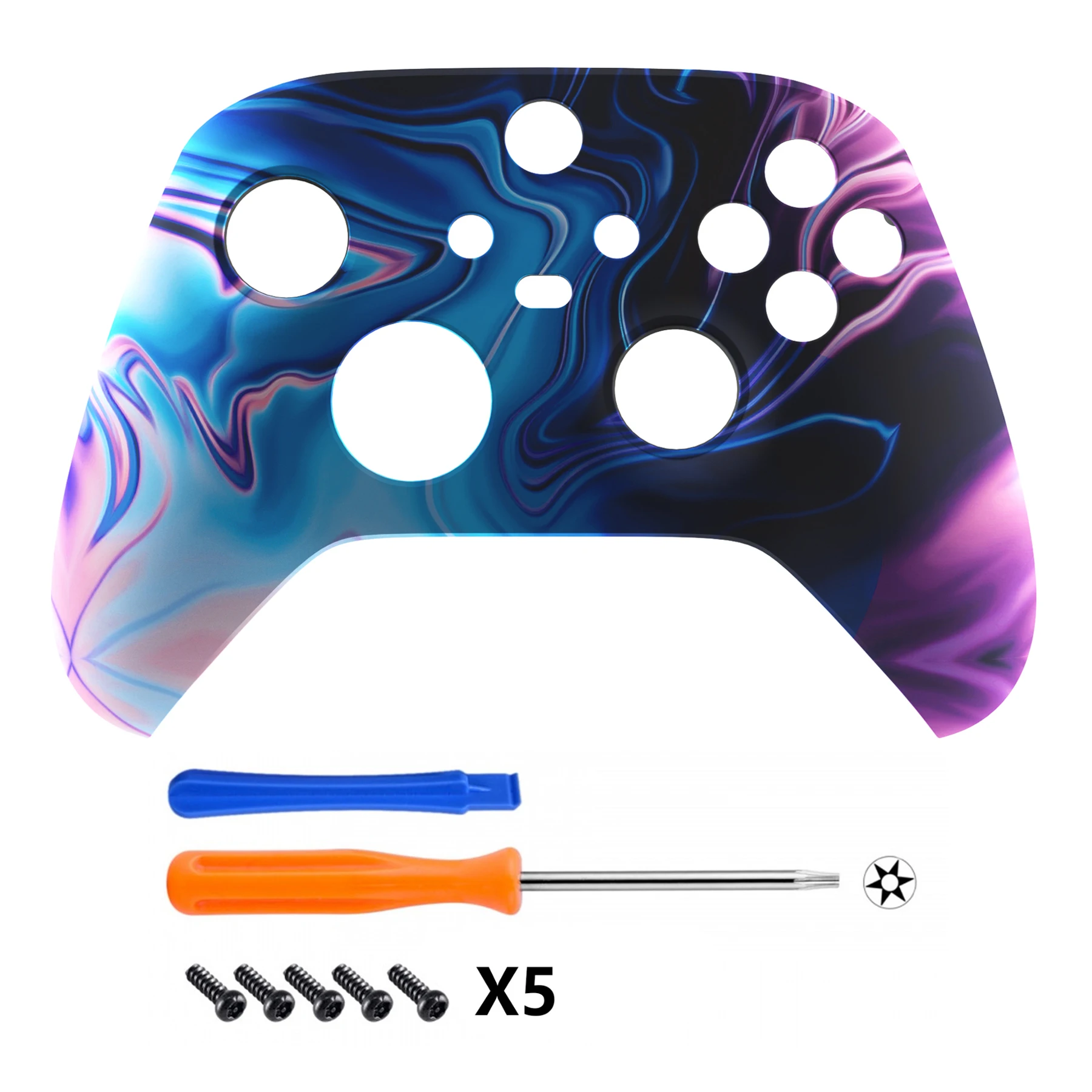 EXtremeRate-Boîtier avant pour manette Xbox Series X/S (XBox Core), coque, partie frontale, poignée souple au toucher, série Mythic