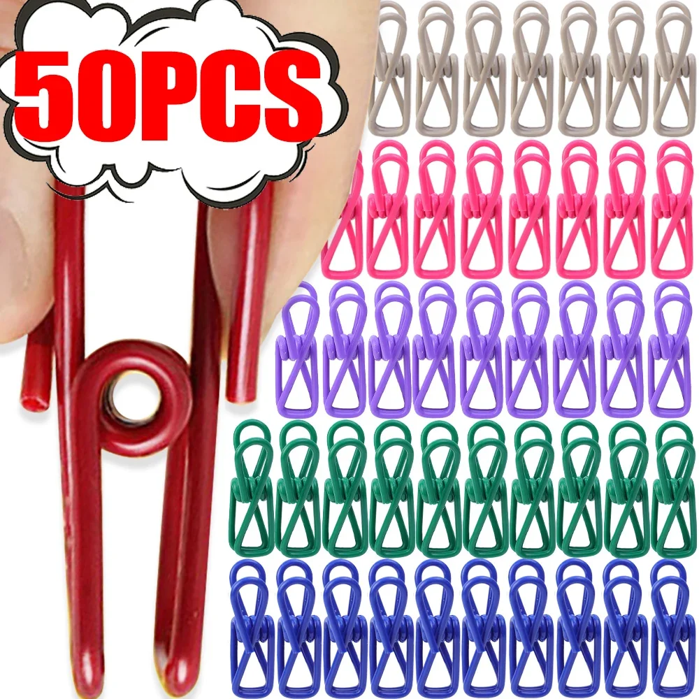 Bag Sealing Clips New Kitchen Storage Food Snack Portable Seal Sealing Bag Clips Sealer Clamp Metal Tool Kitchen Accessories